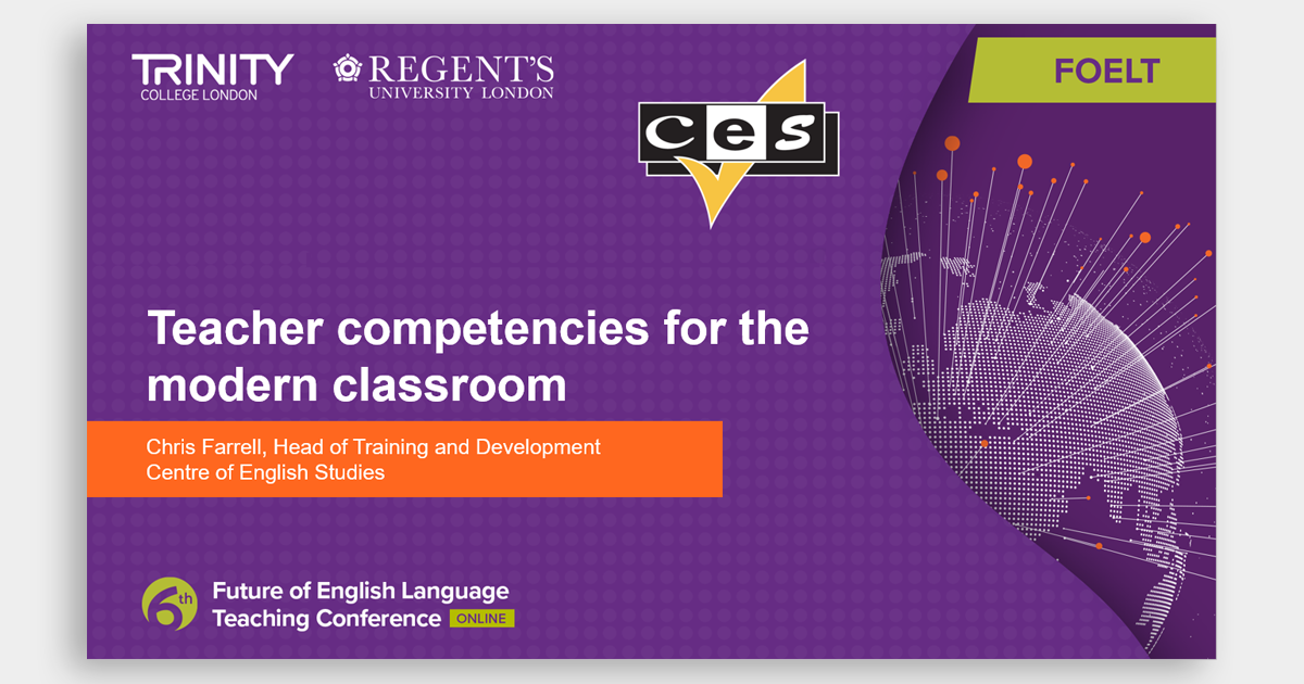 Teacher Competencies For The Modern Classroom, Chris Farrell